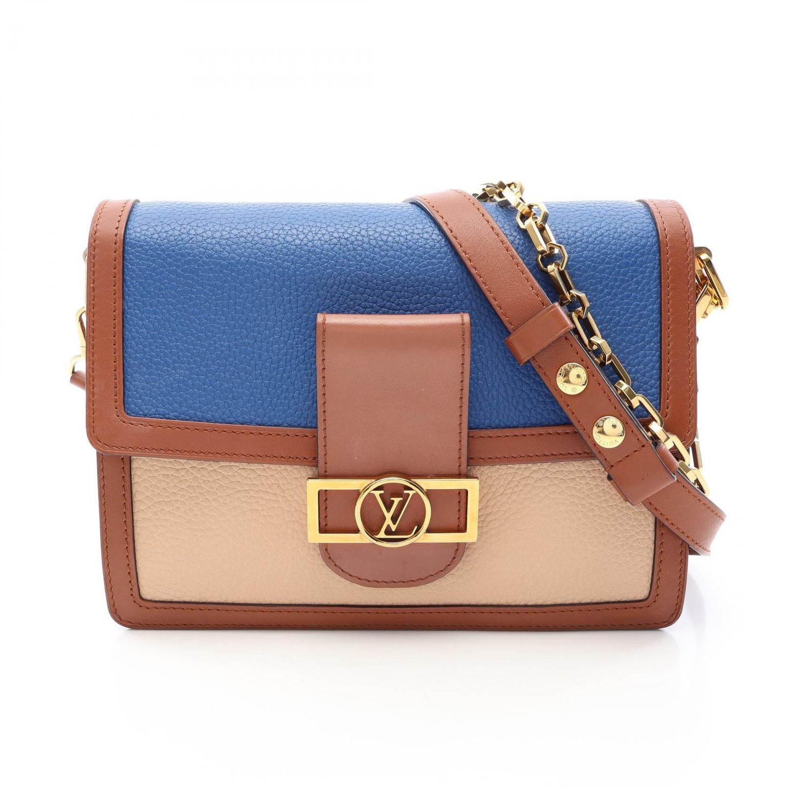 Louis Vuitton Shoulder Bag Dauphine MM 2-Way Leather
