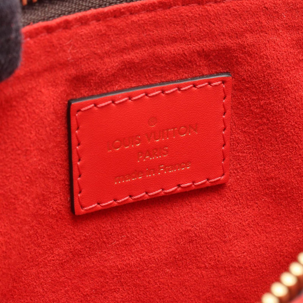 Louis Vuitton Tote Bag Flower 2-Way Coquelicot Canvas Leather — view 4