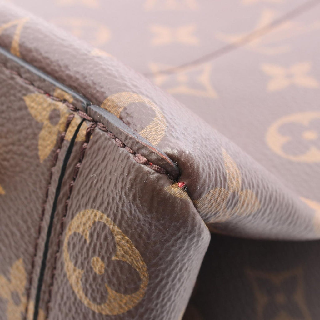 Louis Vuitton Tote Bag Flower 2-Way Coquelicot Canvas Leather — view 8