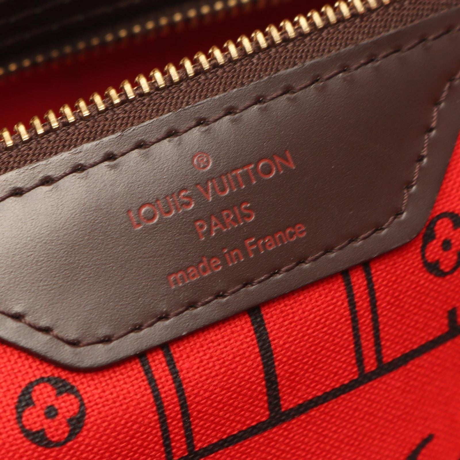 Louis Vuitton Tote Bag Neverfull MM Canvas Leather — view 4