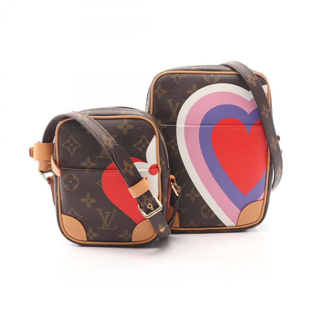 Louis Vuitton Shoulder Bag Panam Set Game on Monogram Canvas Leather
