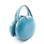 Loewe Round Turquoise Blue Leather Handbag — view 2