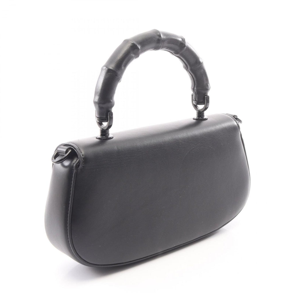 Gucci Bamboo Diva 2-Way Black Leather Handbag — view 2