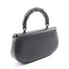 Gucci Bamboo Diva 2-Way Black Leather Handbag — view 2