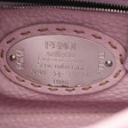Fendi Mini Peekaboo Selleria 2-Way Light Pink Leather Handbag — view 4