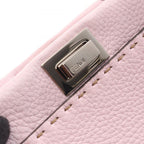 Fendi Mini Peekaboo Selleria 2-Way Light Pink Leather Handbag — view 8