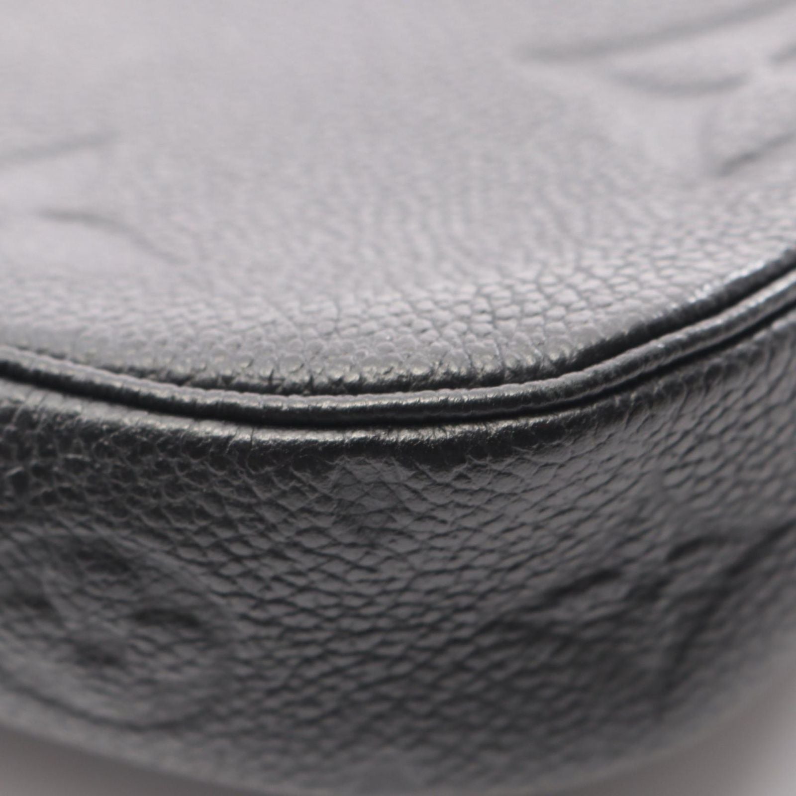 Louis Vuitton Shoulder Bag Multy Pochette Accessory Soir Noir Leather — view 6