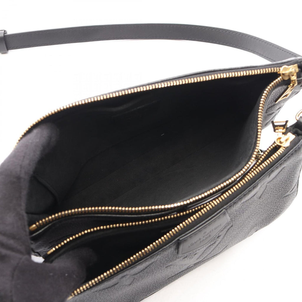Louis Vuitton Shoulder Bag Multy Pochette Accessory Soir Noir Leather — view 3