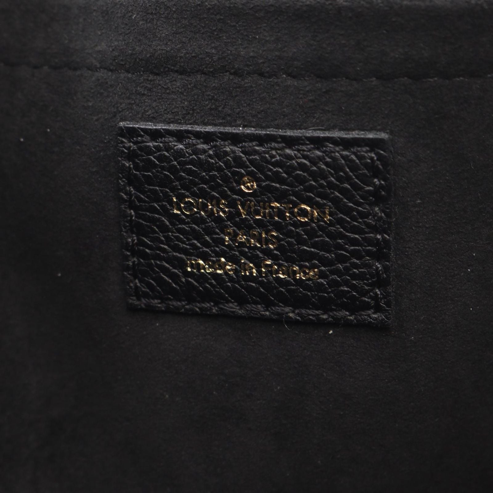 Louis Vuitton Shoulder Bag Multy Pochette Accessory Soir Noir Leather — view 4