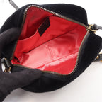 Gucci Shoulder Bag GG Marmont Quilted Bijou Black Fabric Leather — view 3