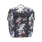 Dior Backpack Hajime Sorayama Dinosaur Robo Oblique Navy Multi Nylon Leather