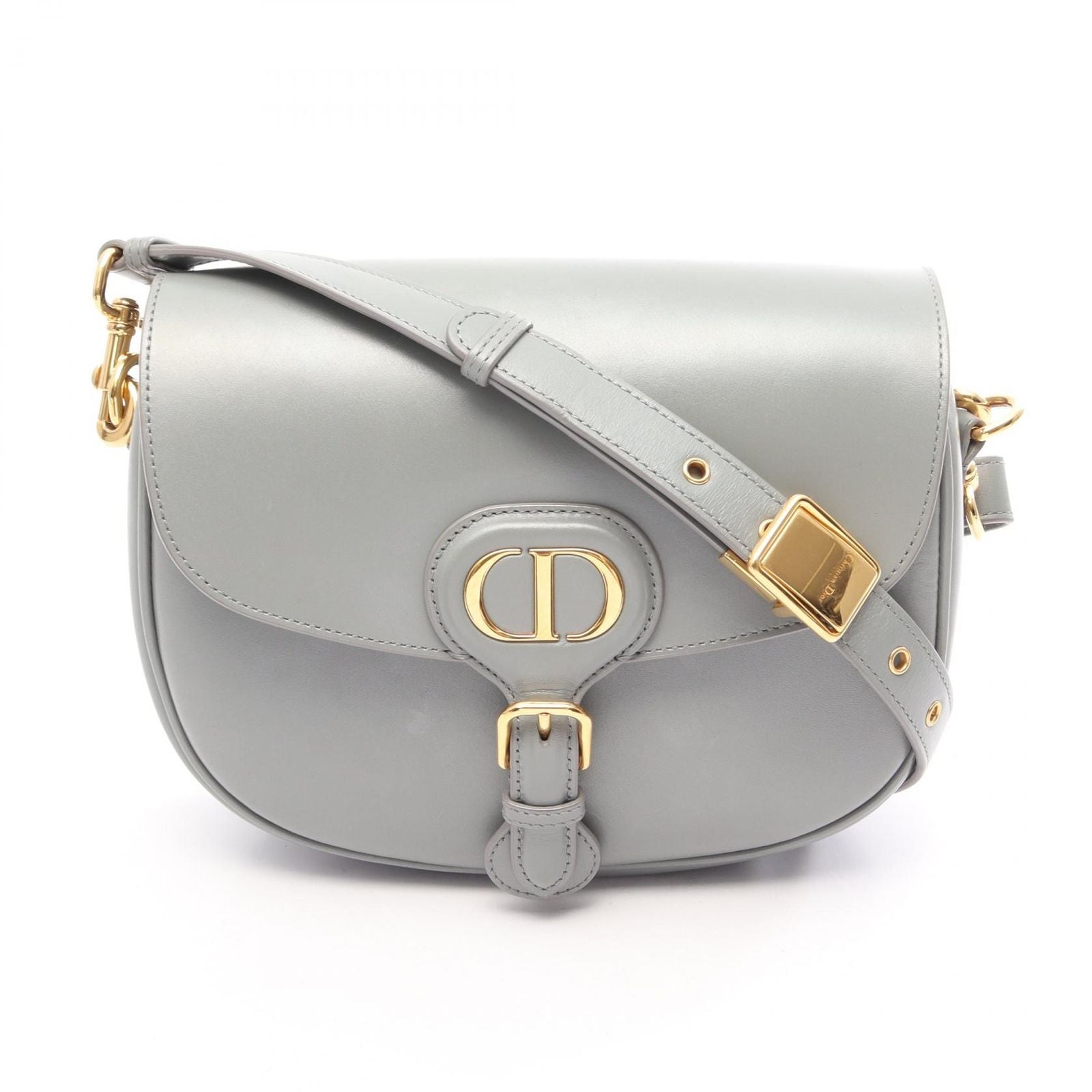 Dior Shoulder Bag Bobby Gray Leather