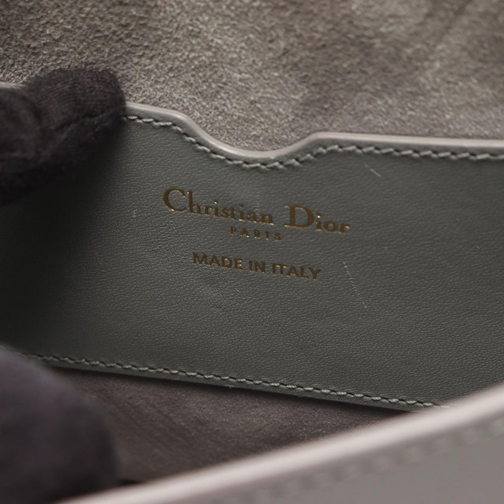 Dior Shoulder Bag Bobby Gray Leather — view 4