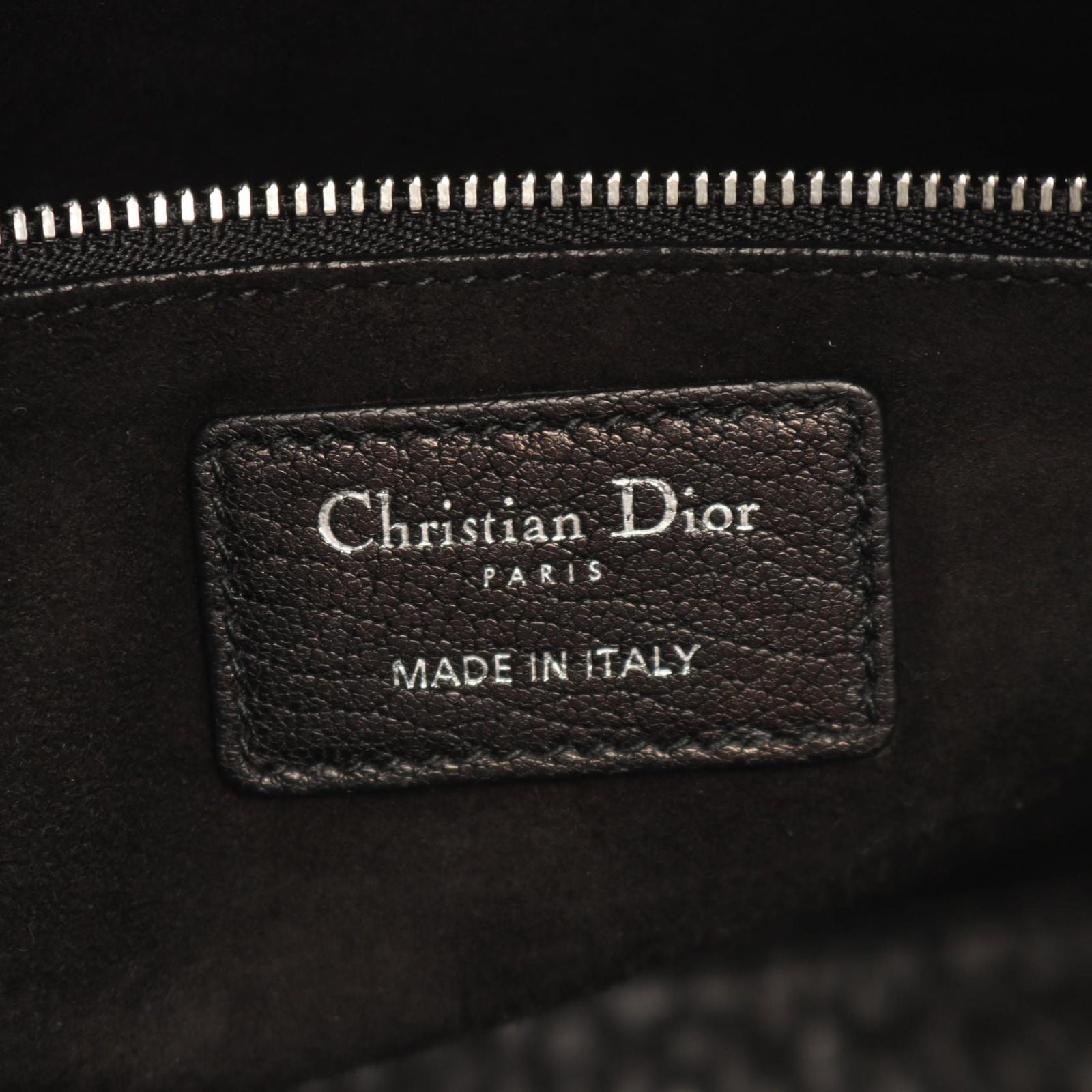 Dior Diorissimo Medium 2-Way Black Tote Bag — view 4