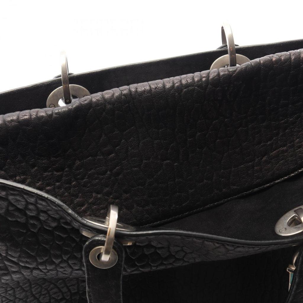 Dior Diorissimo Medium 2-Way Black Tote Bag — view 8