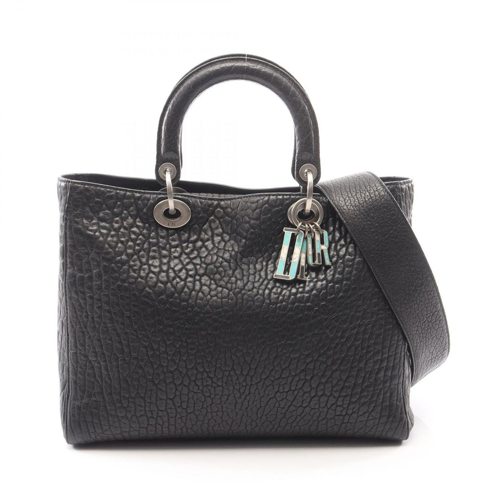 Dior Diorissimo Medium 2-Way Black Tote Bag