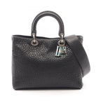 Dior Diorissimo Medium 2-Way Black Tote Bag