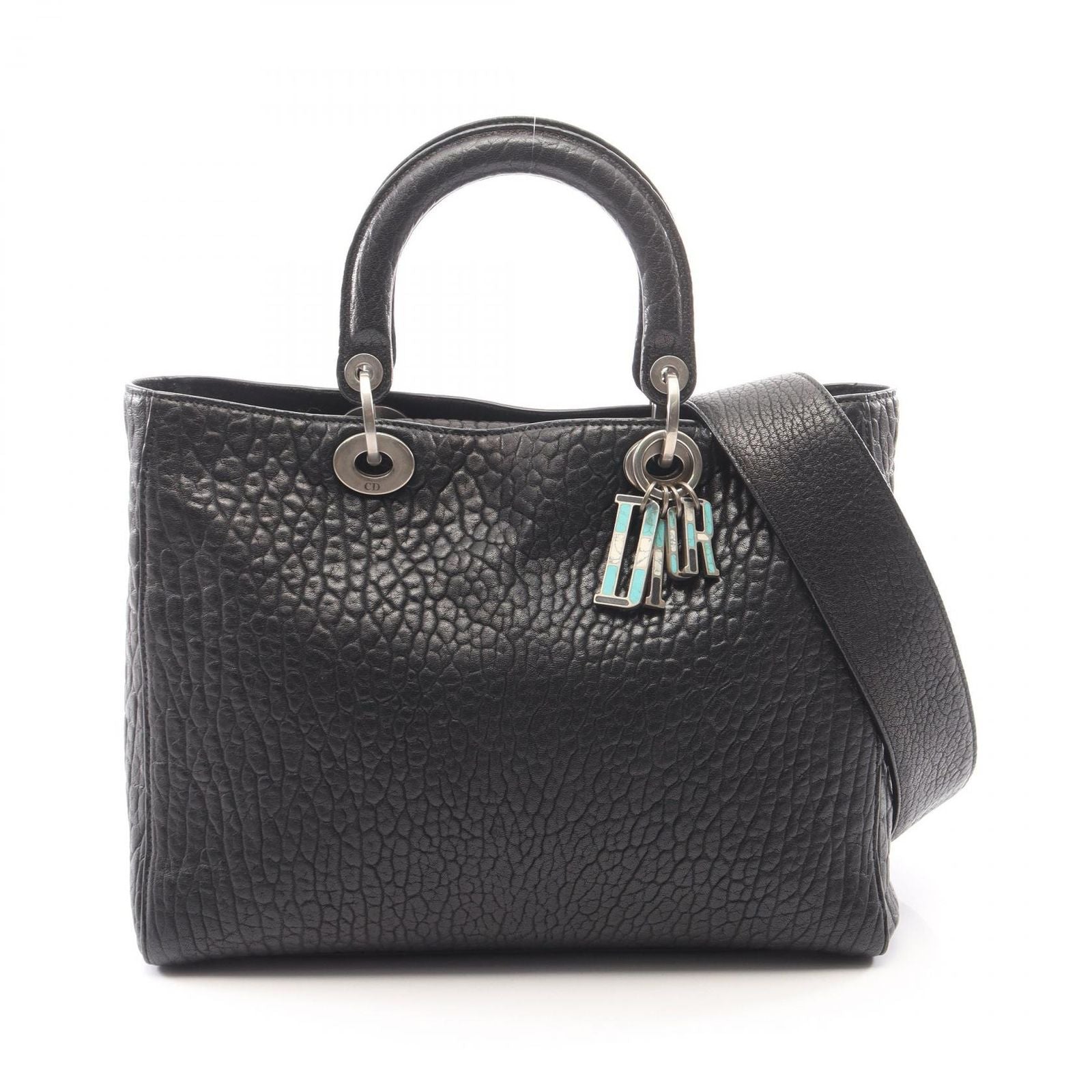 Dior Diorissimo Medium 2-Way Black Tote Bag