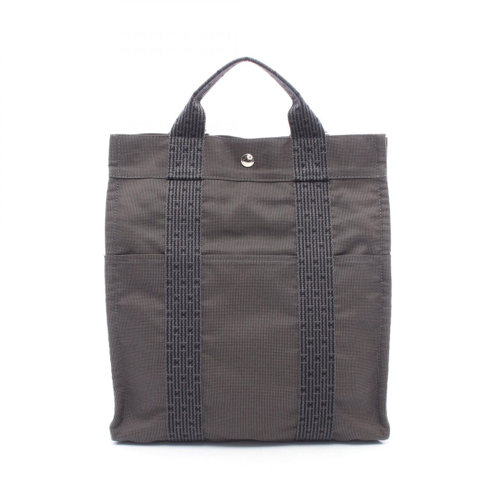 Hermes Backpack Her Line a Dos MM Gray Canvas