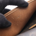 Dior Shoulder Bag Honeycomb Brown Black Canvas Leather — view 8