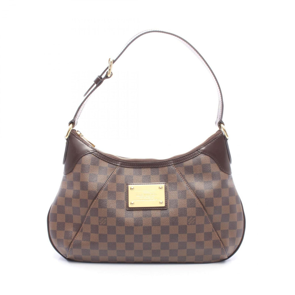 Louis Vuitton Shoulder Bag Thames GM Canvas Leather