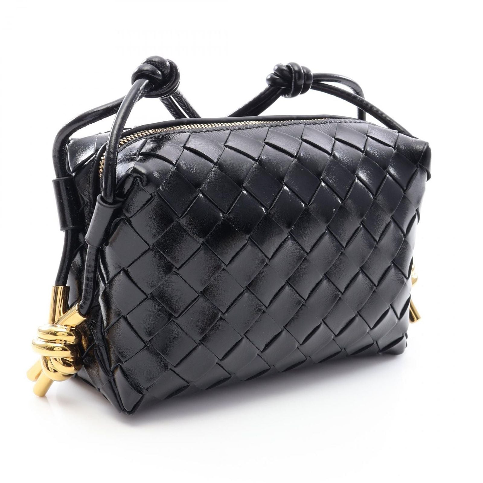 Bottega Veneta Shoulder Bag Intrecciato Mini Loop Leather New — view 2