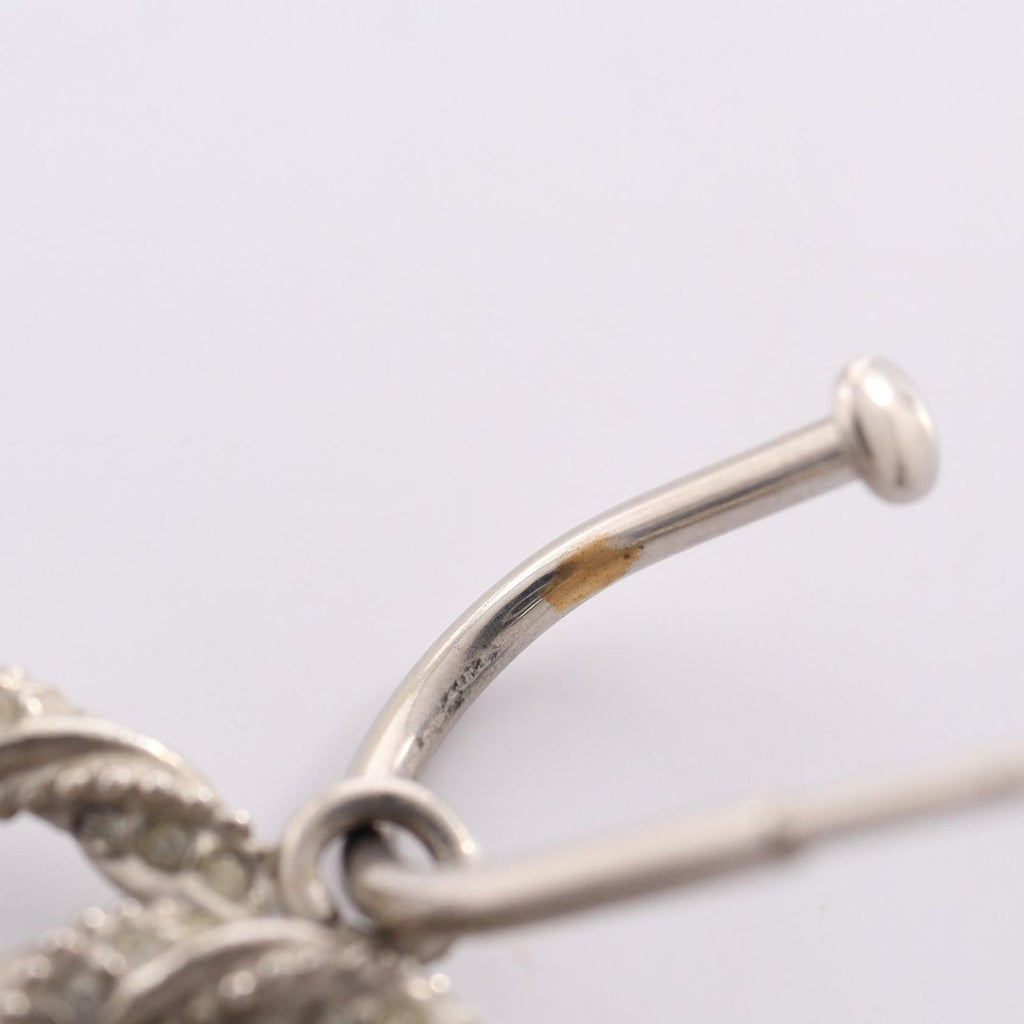 Chanel Earrings CC Logo Hoop — view 7
