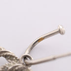 Chanel Earrings CC Logo Hoop — view 7