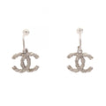 Chanel Earrings CC Logo Hoop