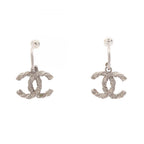 Chanel Earrings CC Logo Hoop