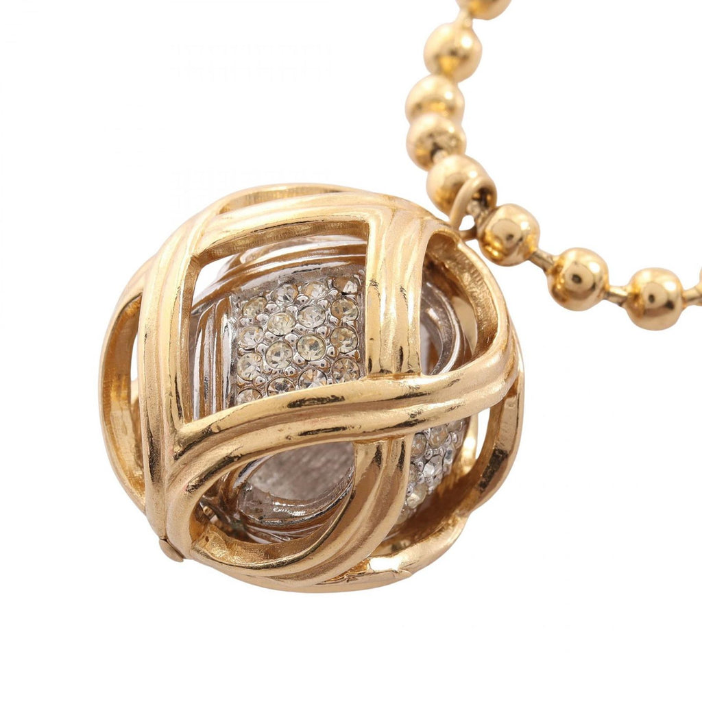 Dior Necklace Ball Gold