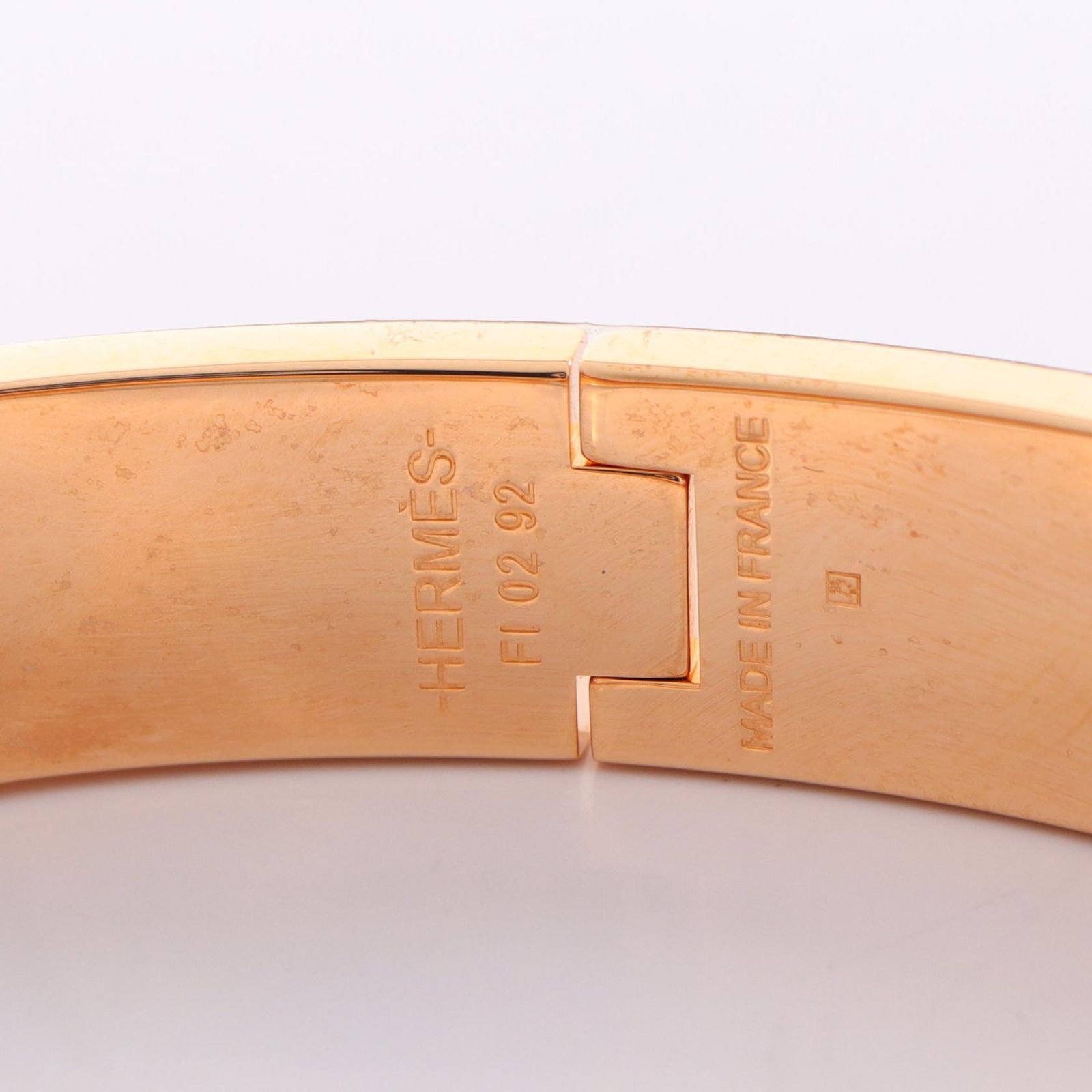 Hermes Bure Click Enamel Bracelet — view 4