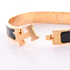 Hermes Bure Click Enamel Bracelet — view 3