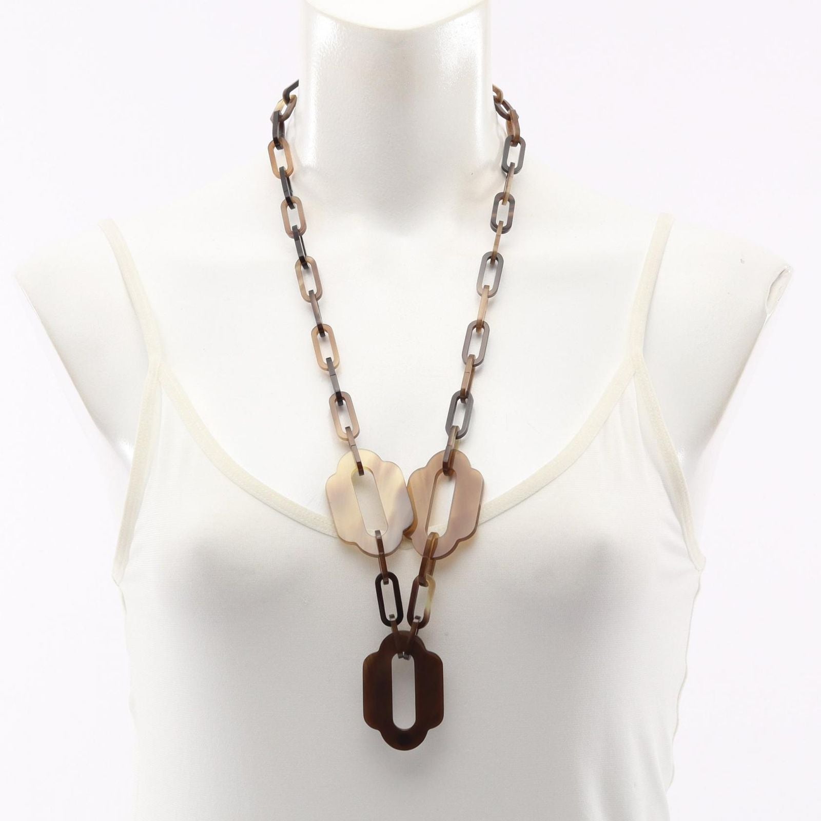 Hermes Necklace Attrage Brown — view 4