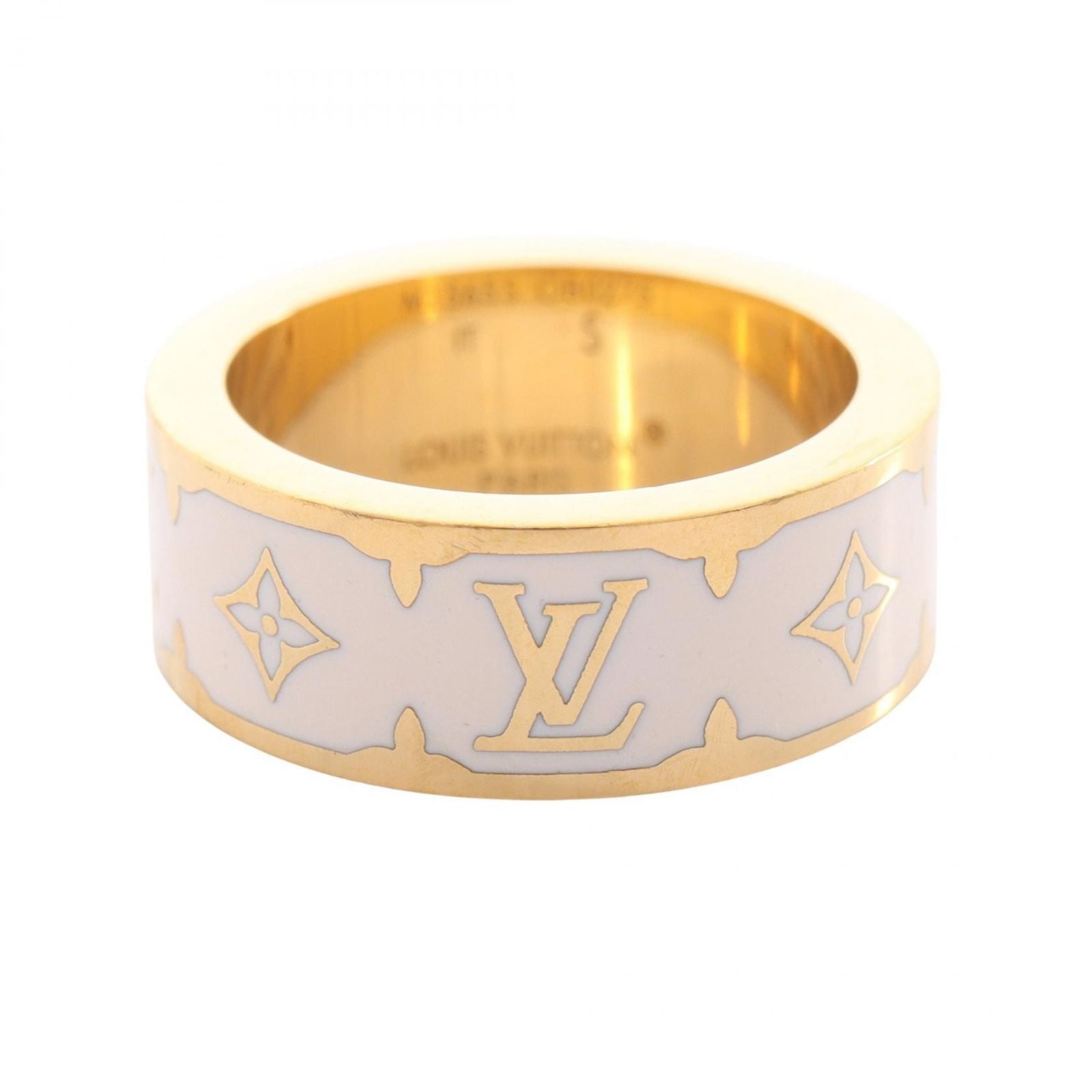 Louis Vuitton Ring Nanogram Blanc