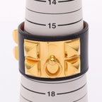 Hermes Bangle Collier de Chien Calf Bracelet — view 6