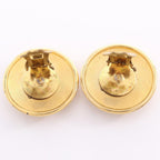 Hermes Earrings Horn Round — view 5