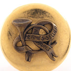 Hermes Earrings Horn Round — view 3