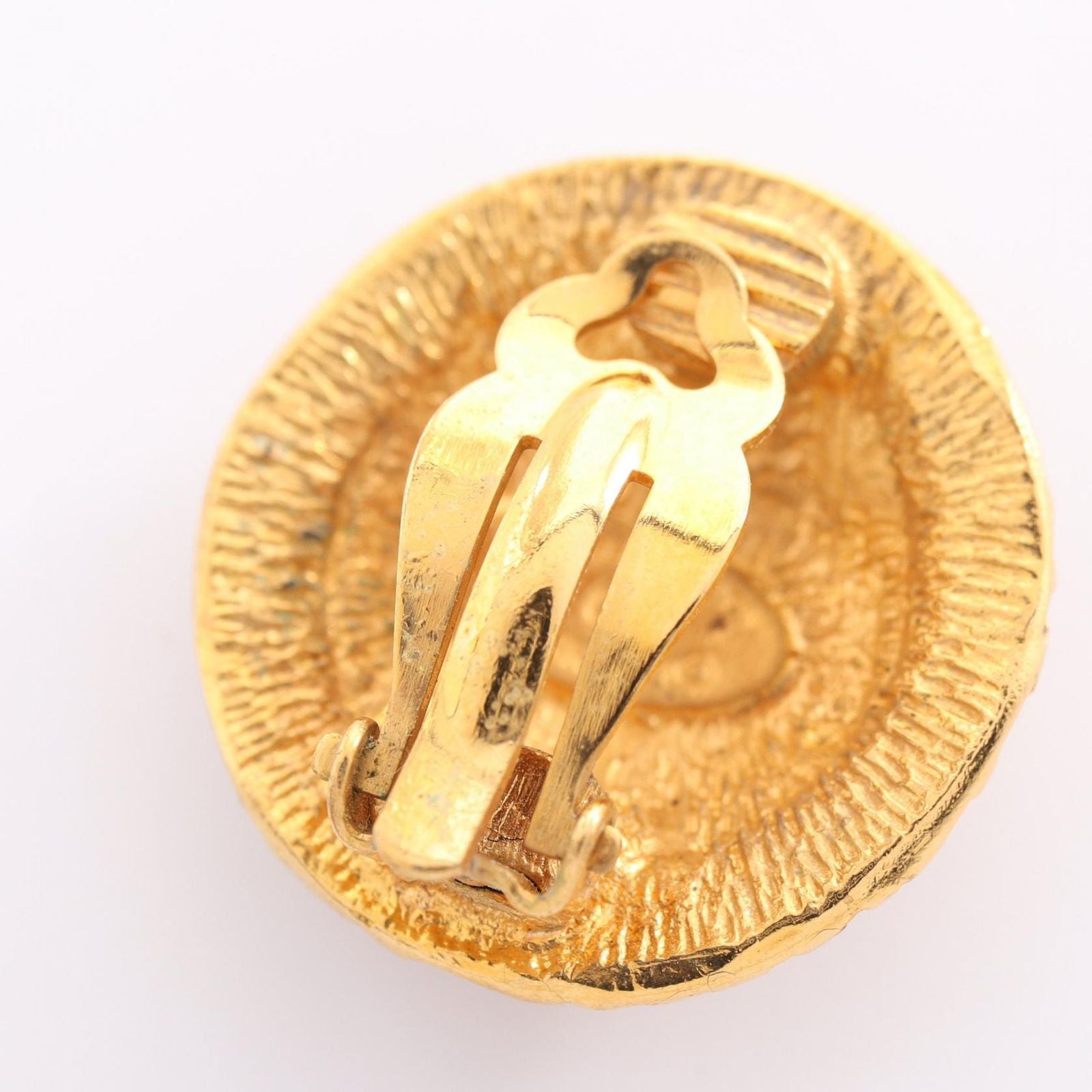 Chanel Earrings CC Logo Vintage — view 8