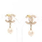 Chanel Earrings CC Logo — view 2