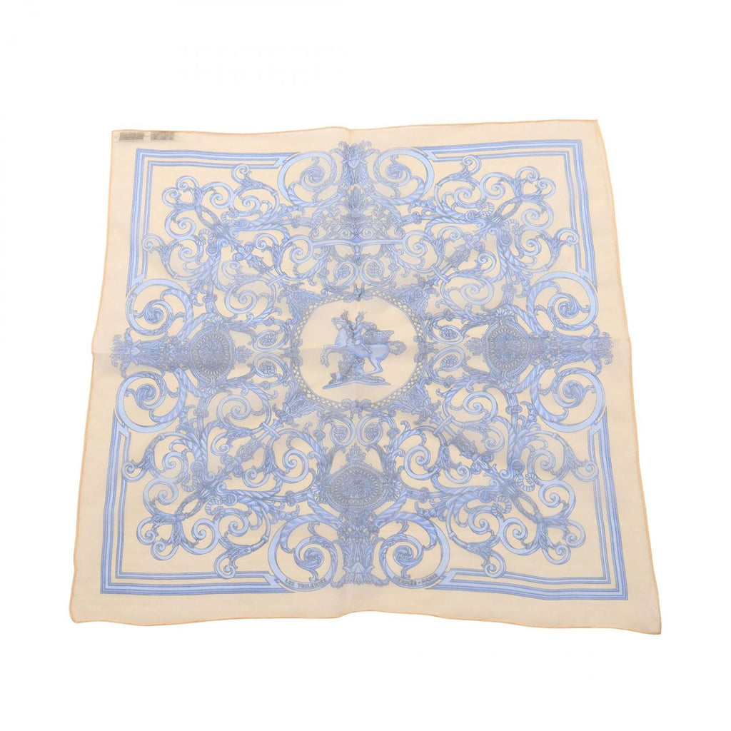 Hermes Scarf Petit Carre 45 Muslin les Tuileries Silk