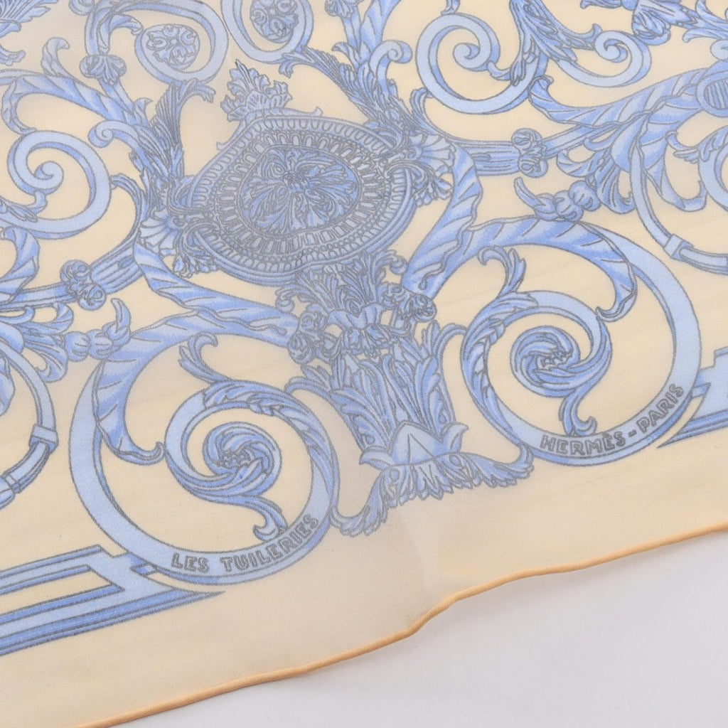 Hermes Scarf Petit Carre 45 Muslin les Tuileries Silk — view 5