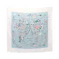 Hermes Scarf Carre 90 Brides de Gala en Fleurs Multicolor Silk