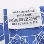 Hermes Scarf Twilly la Danse Des Amazones Ribbon Blue Silk la Des — view 5