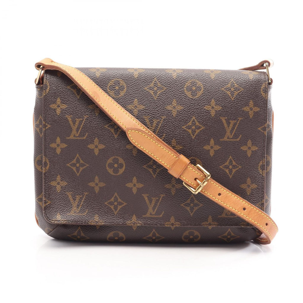 Louis Vuitton Shoulder Bag Musette Tango Short Strap Canvas Leather