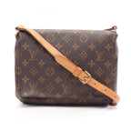 Louis Vuitton Shoulder Bag Musette Tango Short Strap Canvas Leather