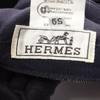 Hermes Cap Embroidery 59 Fabric Denim Cap Hat — view 4