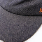 Hermes Cap Embroidery 59 Fabric Denim Cap Hat — view 8