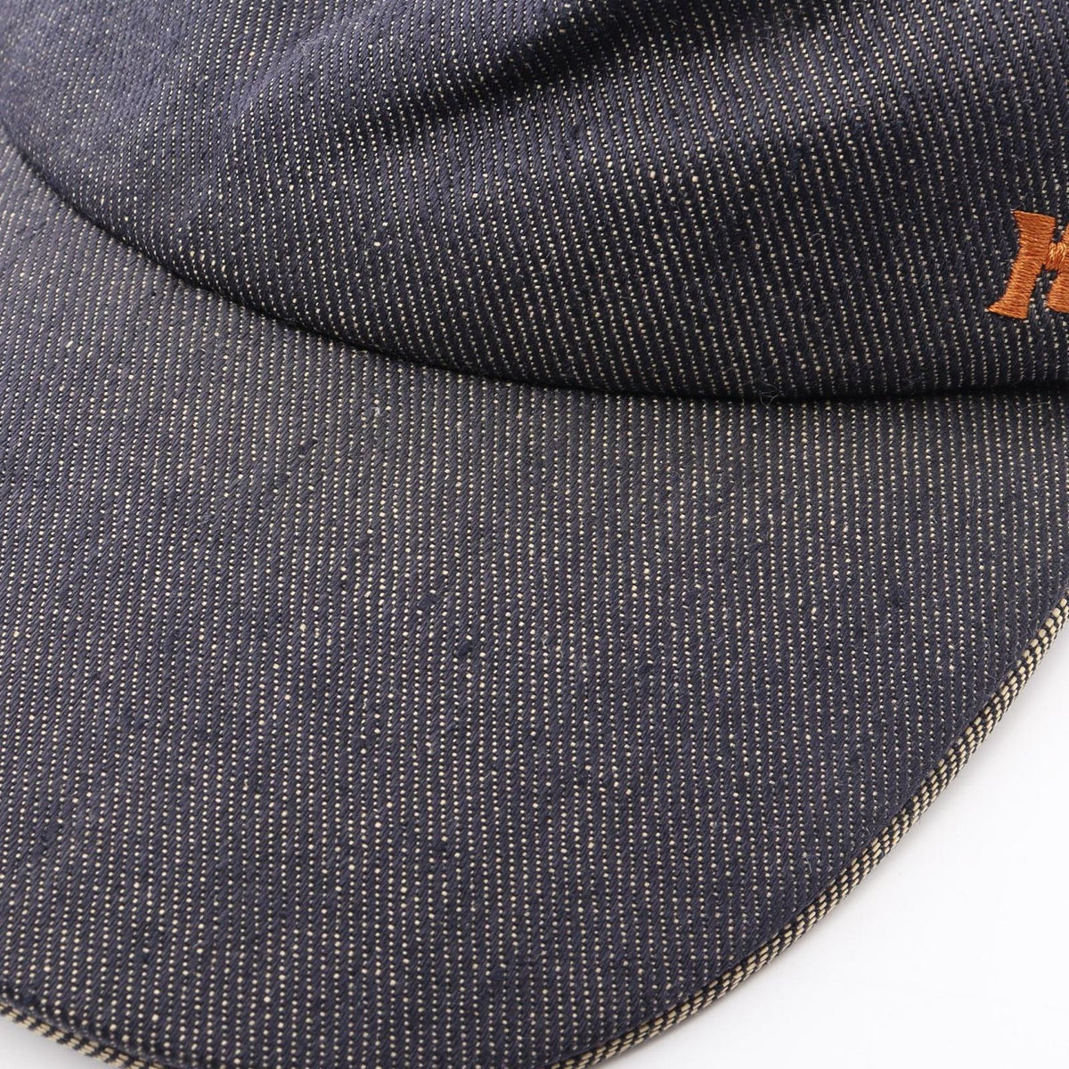 Hermes Cap Embroidery 59 Fabric Denim Cap Hat — view 8