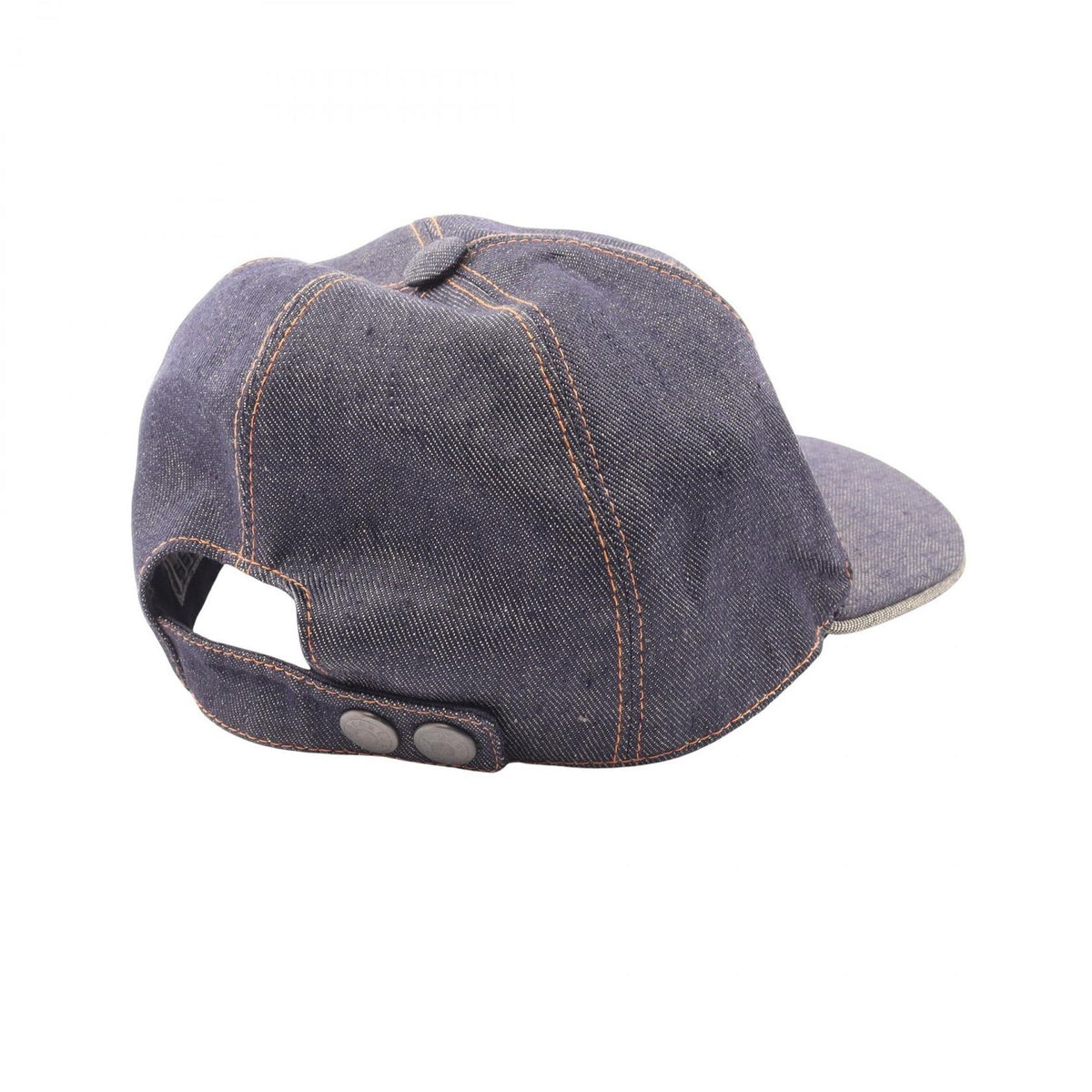 Hermes Cap Embroidery 59 Fabric Denim Cap Hat — view 2